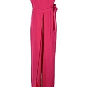 12 Nine West Vibrant Pink Jumpsuit